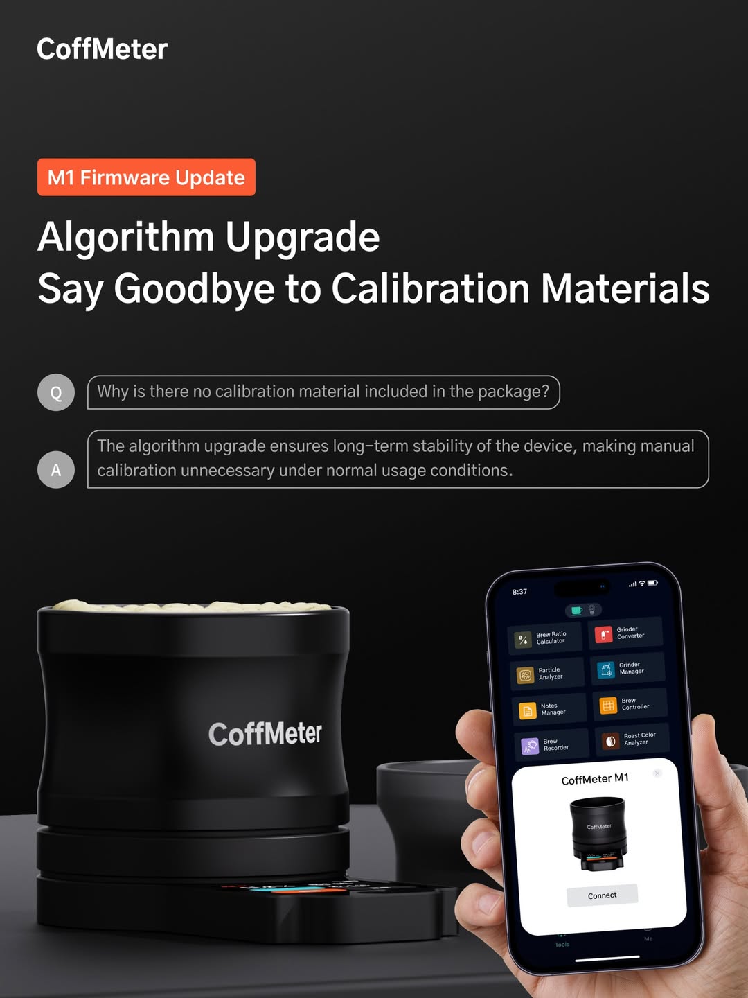 DiFluid CoffMeter M1 hos Home Roast