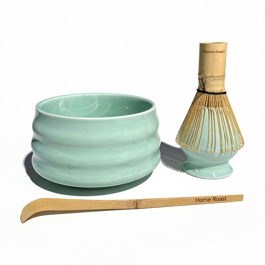 Matcha Sæt Mint Grøn Home Roast